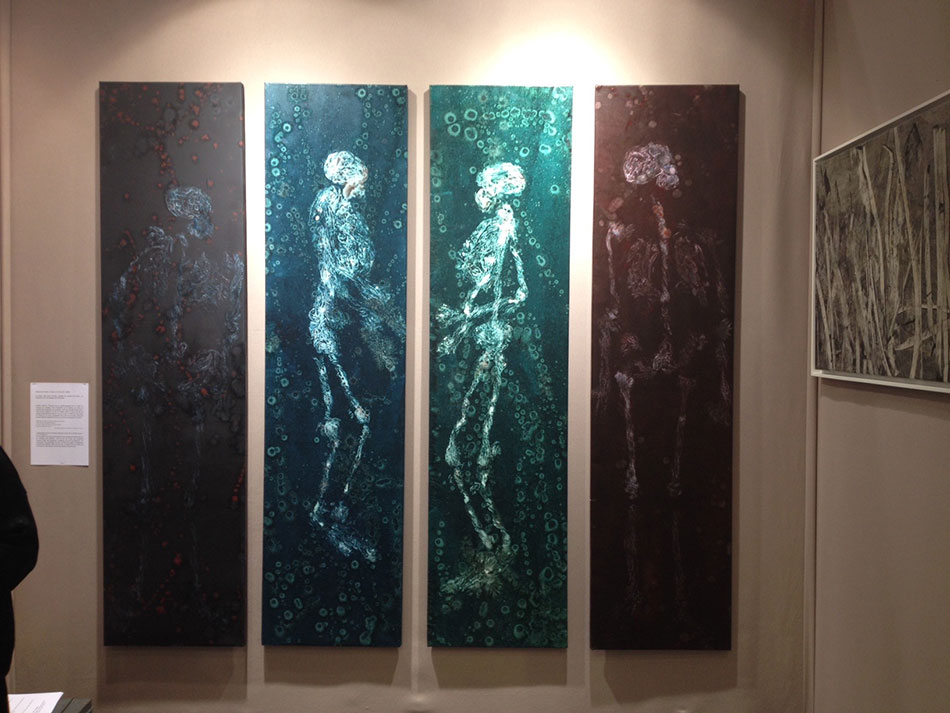 Les Gisants IV I II III 50x200 X4 2013 Exposes Sur Lille Art Up Fev